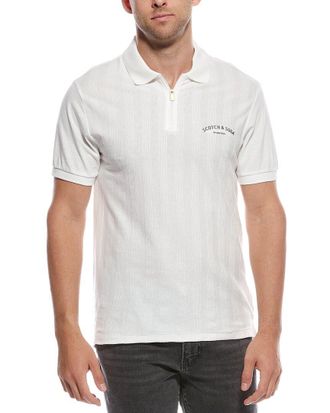 Scotch & Soda Popcorn Pique Polo Shirt
