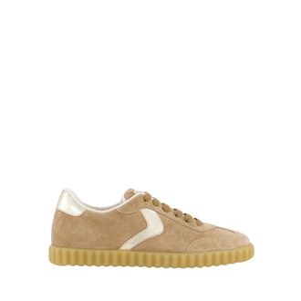 Voile Blanche Sneakers, female, Beige, 6 UK, Beige Suede Sneaker Ines Style