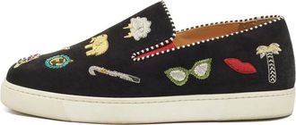 Christian Louboutin Sneakers senza lacci Pik N Luck - Nero