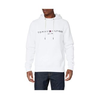 Tommy Hilfiger Stylish Pullover - male - Tommy Hilfiger - Hoodies - White - 2XL - Sweatshirts & Hoodies