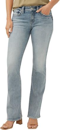 Silver Jeans Co Suki Curvy Mid Rise Bootcut Jeans in Indigo at Nordstrom, Size 24 31