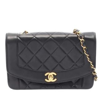 Chanel Pre-owned Vintage Classic Flap Crossbody - Dames - Pre-owned - Zwart - Maat: ONE Size Leer