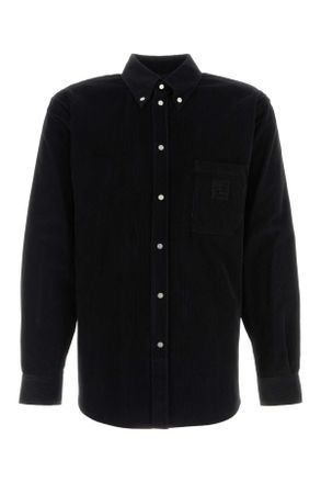 Fendi Black Corduroy Shirt