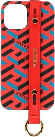 Versace Coated Canvas La Greca Iphone 12 Case