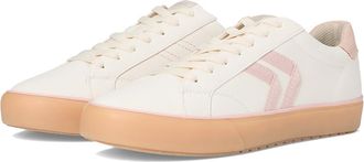 Dr. Scholls Offline Lace-Up Womens Flat Shoes White/Blush : 8.5 M, Synthetic