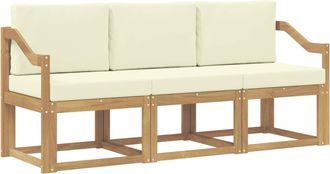vidaXL Conjunto De Sof&aacute;s De Exterior 3 Uds. Vidaxl
