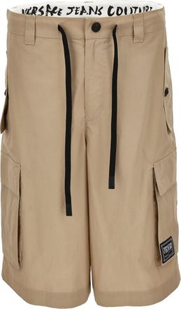 Versace Jeans Couture Cargo corti con applicazione - Toni neutri