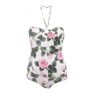 Dolce & Gabbana Roses Costume - female - Dolce & Gabbana - Swimsuits - Multicolor - XL - Swimwear