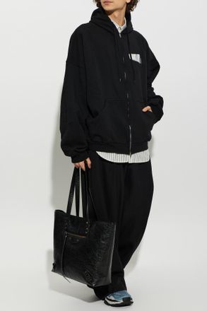 Balenciaga Hooded Sweatshirt, Mens, Black