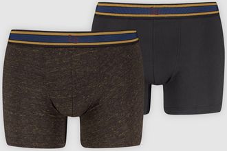 Levi's Grunge Check Boxer Brief 2 Pack - Mens - XL - Black