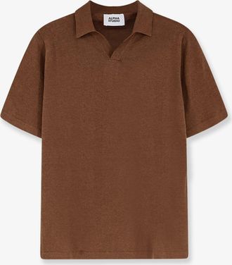 Alpha Studio Polo in misto lino e cotone - ALPHA-STUDIO - gender_Man
