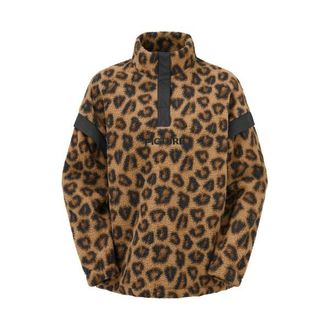 Picture Velora Printed 1/4 Fleece Fleecepullover f&uuml;r Damen | braun