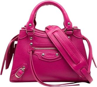 Balenciaga Pre-owned Handbags, female, Pink, Size: ONE SIZE Pre-owned Vintage Satchel