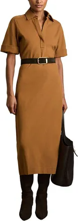 Reiss Astrid Jersey Collared Dress