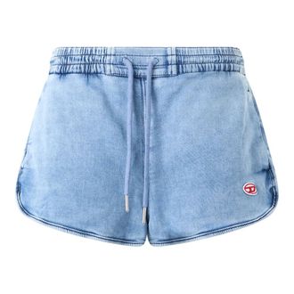 Diesel Pantalones cortos de running de mezclilla D-Sunny Track - Shorts - Mujer - Azul - S