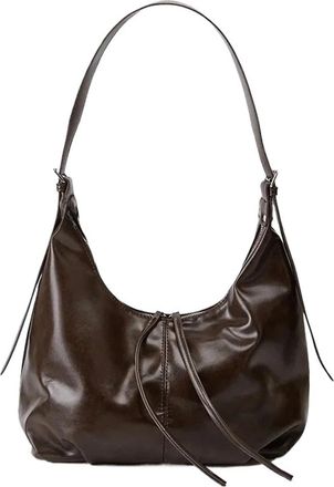 Generic Compatible For Large Capacity Womens Shoulder Bag Casual Vintage Autumn Winter Handbag Tote Folded Commuting Crossbody(Coffee)