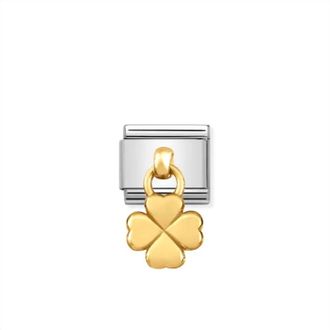 Nomination Womens For Her Links Bracelet In Clover Charm