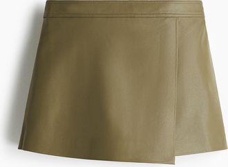 H&M Skort im Wickelschnitt - Green