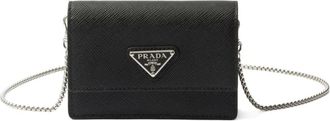 Prada Borsa tote mini in pelle Saffiano - Nero