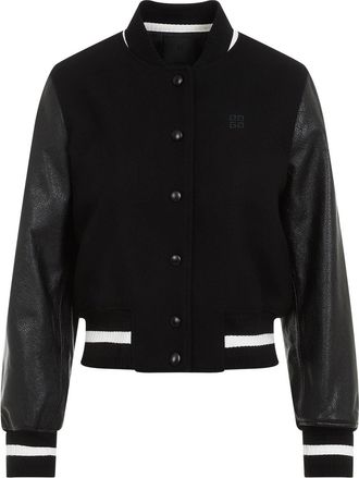 Givenchy Black Wool Blouson-Donna