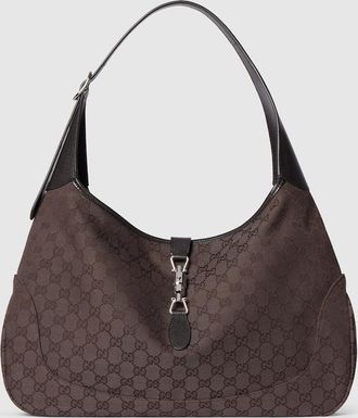Gucci Jackie 1961 Large Crossbody Bag, Brown, GG Canvas