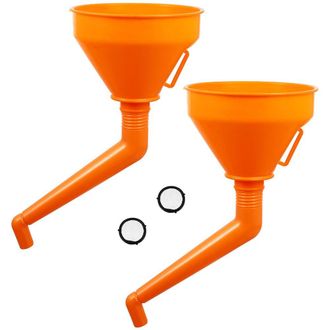 OEM Lubeo 02562 Juego De 2 Embudos Para Llenar El Dep&oacute;sito De Agua Del Coche, 15,2 Cm