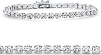 Pompeii3 Platinum 6Ct Diamond Tennis Bracelet 7 Lab Grown