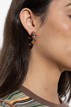 Marni Hoop Earrings, Womens, Silver
