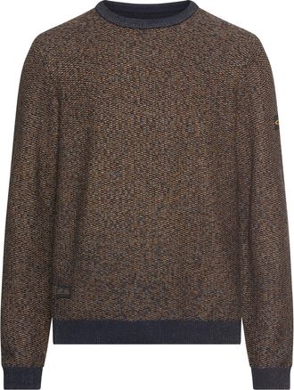 Camel Active Strickpullover CAMEL ACTIVE, Herren, Gr. XXL, burned gelb, Strick, Obermaterial: 70% Baumwolle, 30% Polyacryl, Strukturmuster, unifarben, regular fit 