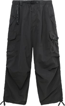 And Wander multiple-pocket cargo pants - Black