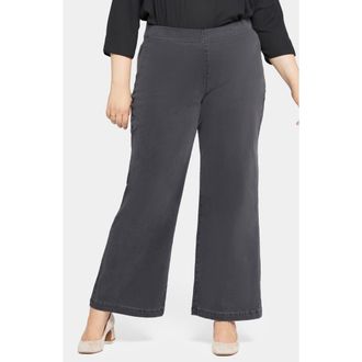 NYDJ Teresa Pull On Wide Leg Jeans in Sierra at Nordstrom, Size 2X