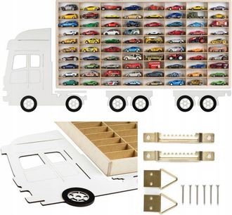 OEM Estante De Madera Para Muelles - Cami&oacute;n Con Ruedas Acopladas 80 Compartimentos