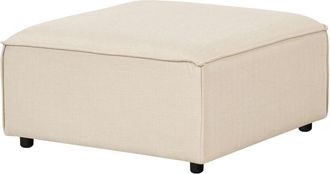 Beliani Ottoman ARDAL Fabric Beige