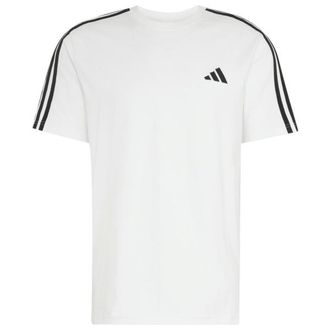 adidas Essentials Single Jersey Left Chest Branded Tee T-Shirt f&uuml;r Herren | wei&szlig;