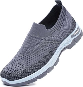 Generic Mens Trainers for Sport Air Mesh Slip On Walking Shoe Jogging Sportschuhe Quick Dry Breathable Comfortable Running Sneakers Low Top Shoes Tennis Sport