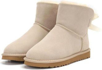 Generic QXDZSW Women Warm Bow Snow Winter Boots Women Boots Ankle Boots Fur Shoes Size 34-45 Sand