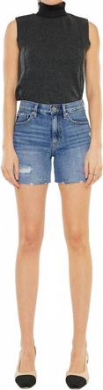 Kancan Bellini High Rise Shorts In Medium Wash