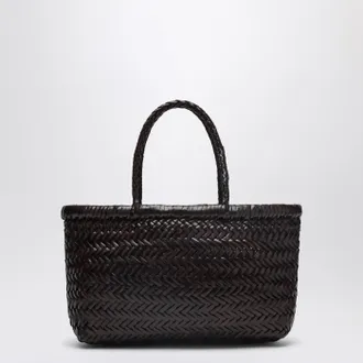 Dragon Diffusion Mini Flat Gora bag dark brown