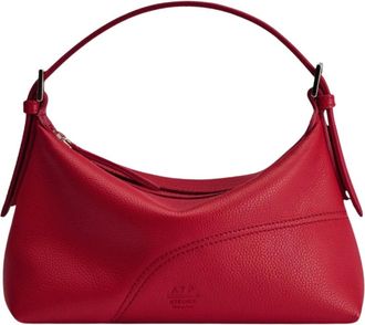 ATP Atelier Handbags, female, Red, Size: ONE SIZE Vadena Slouch Bag
