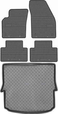 OEM Juego De Alfombrillas De Goma Para Coche Y Alfombrilla Para Maletero Para Volvo S40 Ii Sed&aacute;n (2004-2007)