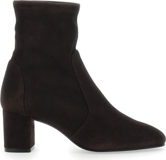 Stuart Weitzman Black Yulia Suede Boots