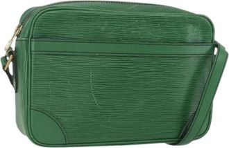 Louis Vuitton Pre-owned Cross Body Bag - Dames - Vintage Schoudertas - Groen - ONE Size - Leer - Vintage
