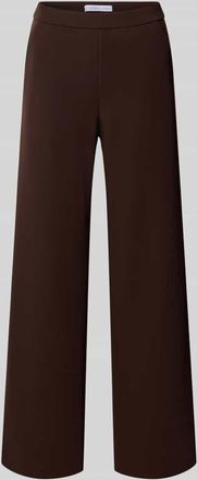 Raffaello Rossi Raffaello Rossi Wide Leg Hose mit Eingrifftaschen Modell Palina in Dunkelbraun, Gr&ouml;&szlig;e 40