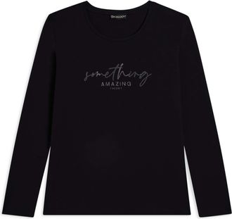 Freddy T-shirt a maniche lunghe con scritta Something Amazing