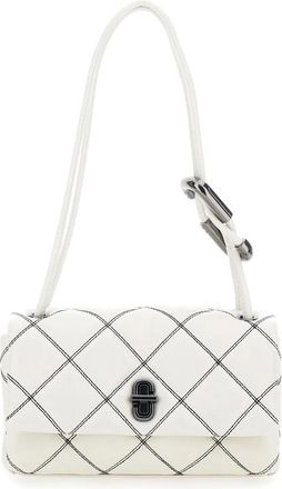 Marc Jacobs Tassen, Dames, Wit, ONE Size, Leer, The Mini Dual Shoulder Bag