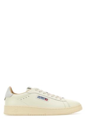 Autry Ivory Leather Dallas Sneakers