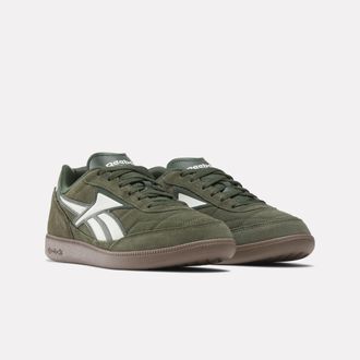 Reebok Classic Sneaker REEBOK CLASSIC REEBOK FINALE, Damen, Gr. 38,5, gritgr&uuml;n, chalk, synthgum, Leder, Synthetik, Schuhe Sneaker