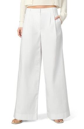 Joe's The Brody Pleated Wide Leg Pants in White at Nordstrom Rack, Size 12