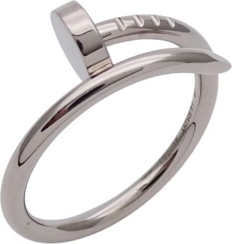 Cartier White Gold White Gold (18K) Band Ring (Pre-Owned)