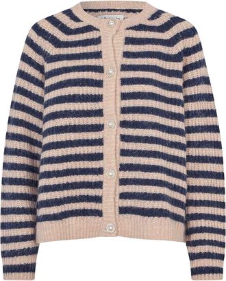 Lollys Laundry Dames/Dames Gestreept Vest (Donkerblauw gem&ecirc;leerd)